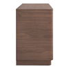 Round Off Dresser Walnut Brown, by Moe's Home, 60" width x 30" height x 19" depth thumbnail 4