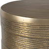 Odin Antique Brass Accent Table, Side & End Table by Uttermost, 13.5" width x 17" height x 13.5" depth thumbnail 5