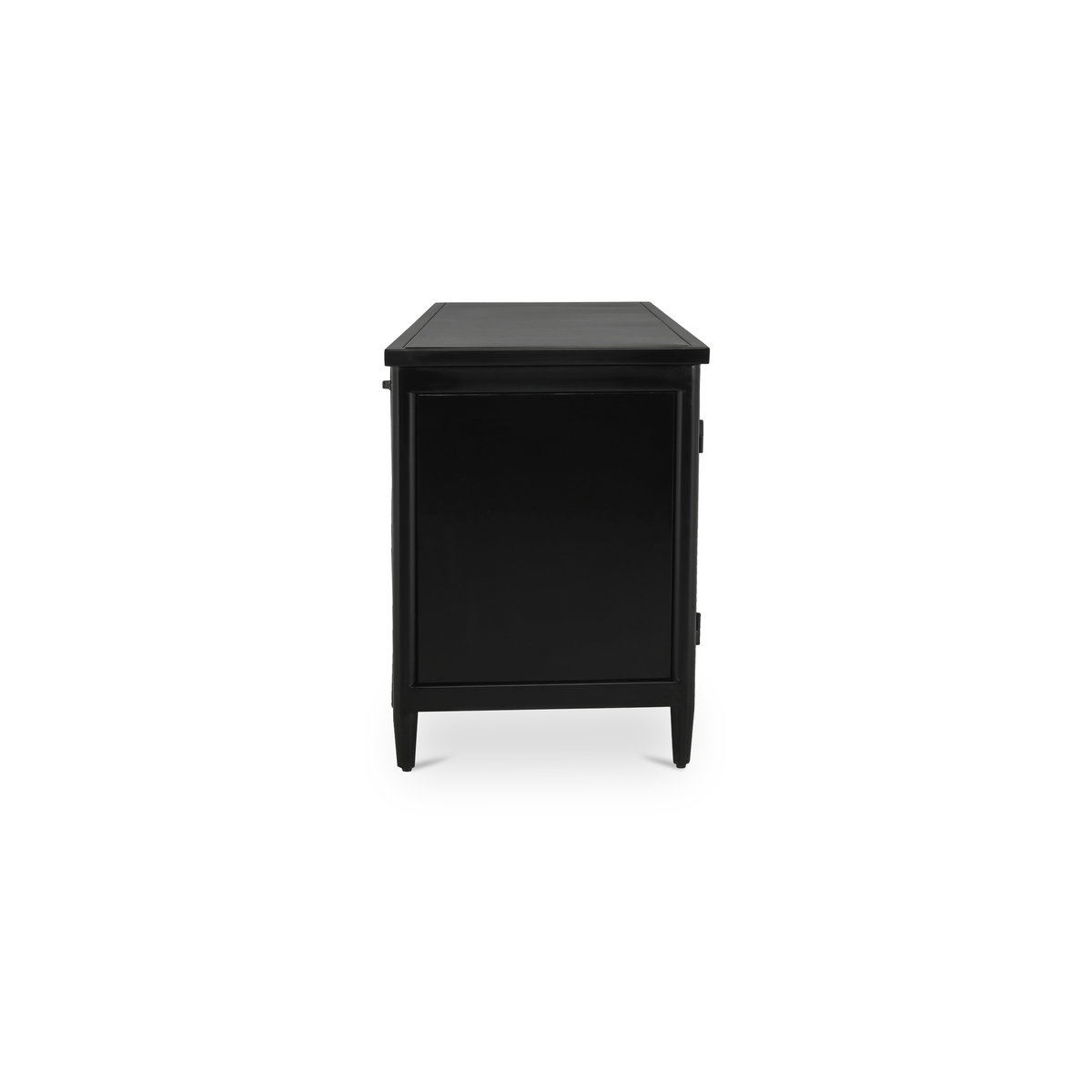 Henry Metal Media Unit Black, Media Console by Moe's Home, 65" width x 25" height x 19" depth View 3