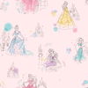 Disney Princess Pretty Elegant Pink Wallpaper thumbnail 0