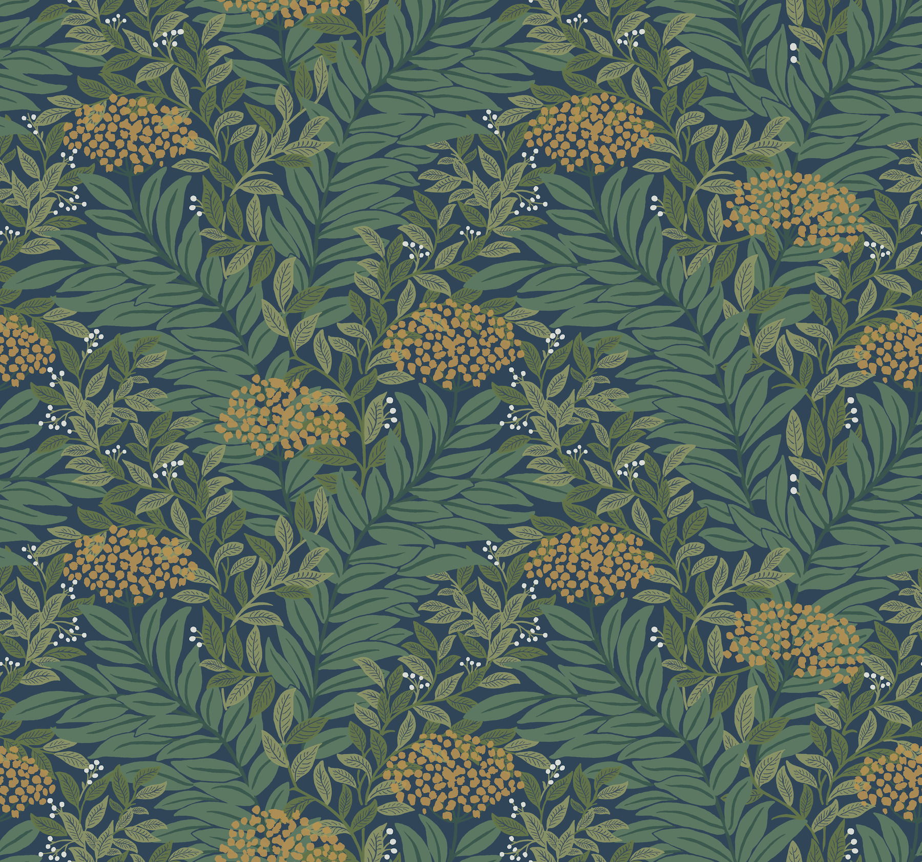 Highgrove Navy Wallpaper large image 
