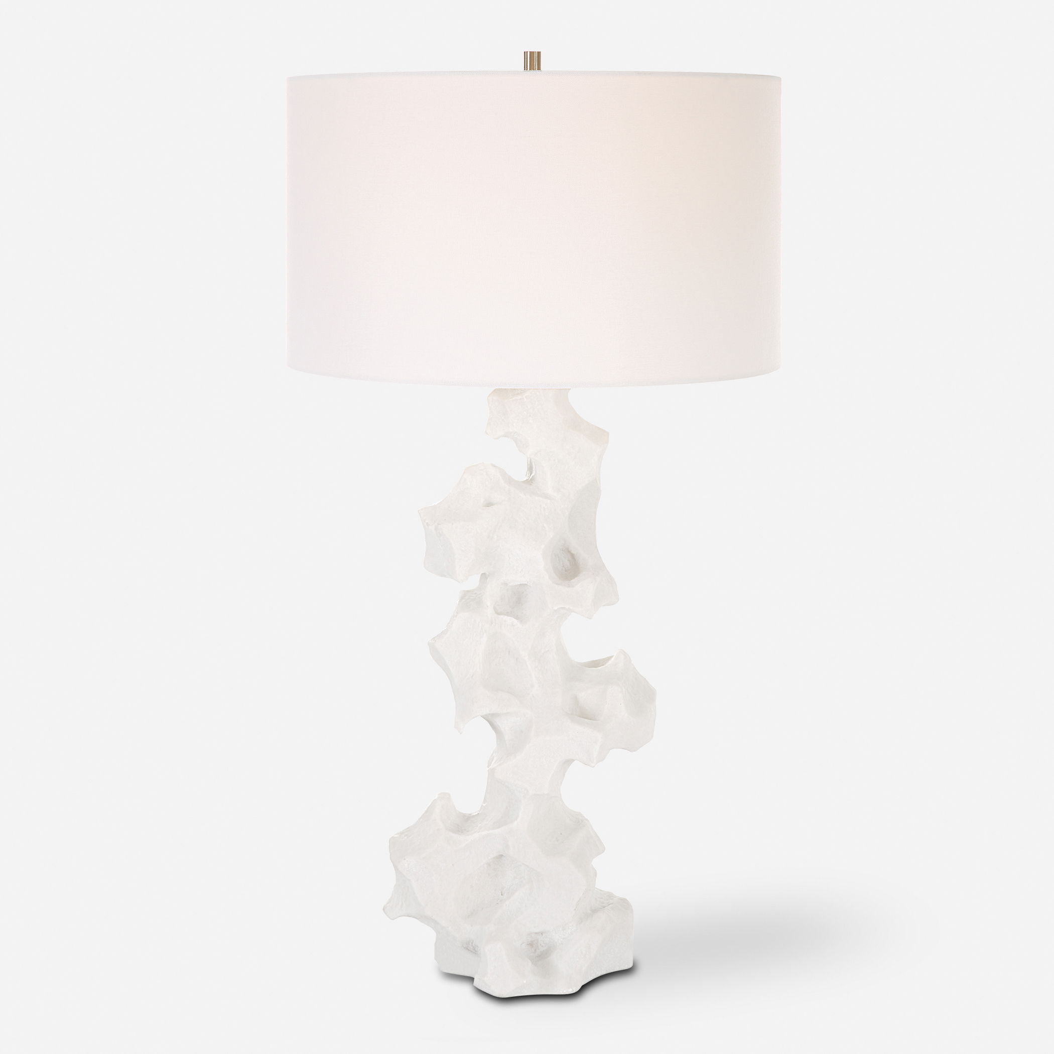 Remnant White Marble Table Lamp large image 