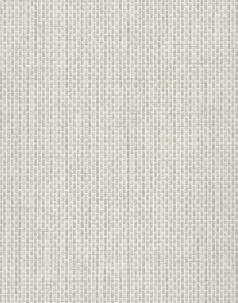 Petite Metro Tile White Wallpaper