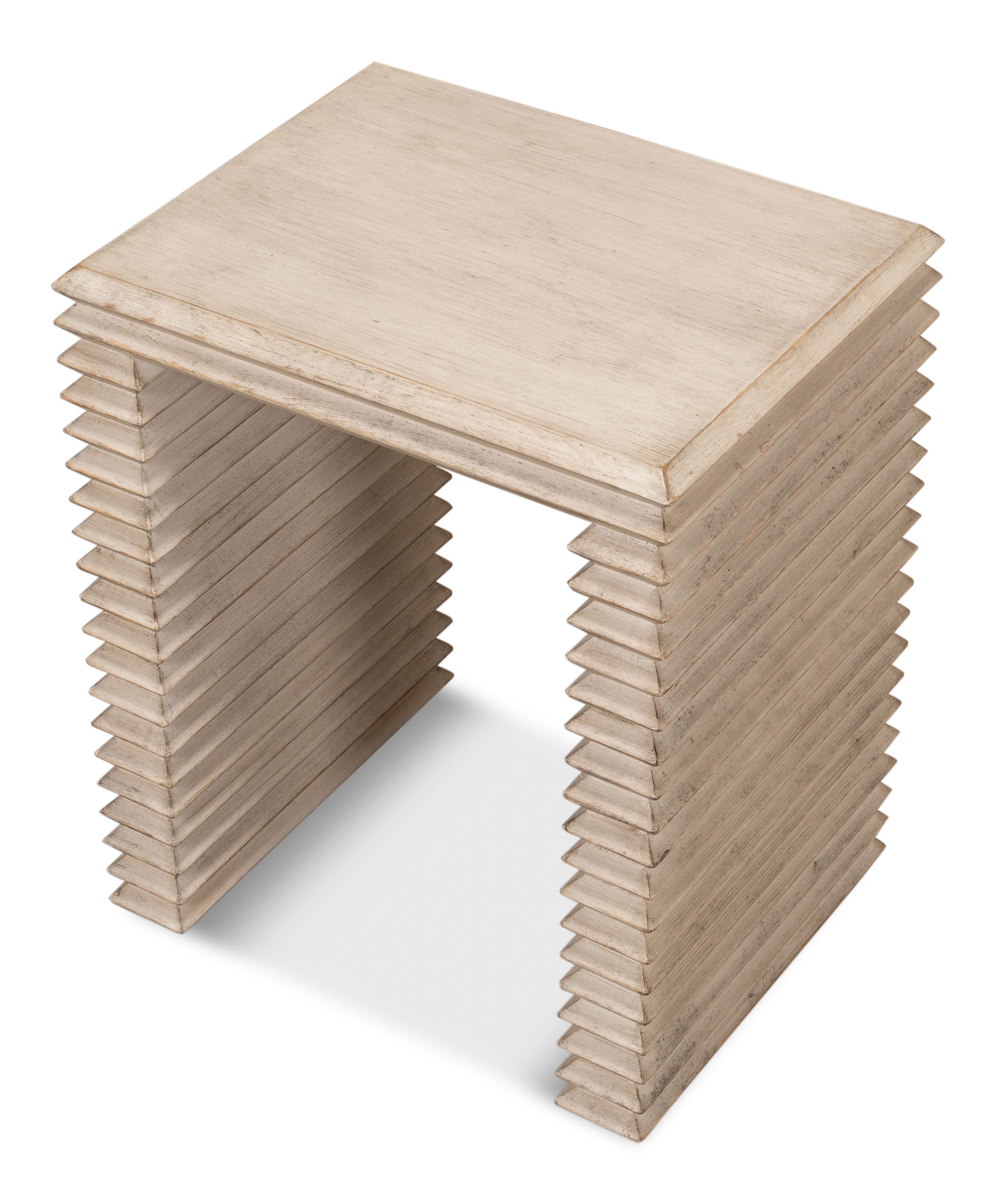 *Stacked Side Table, Stone Grey large image 
