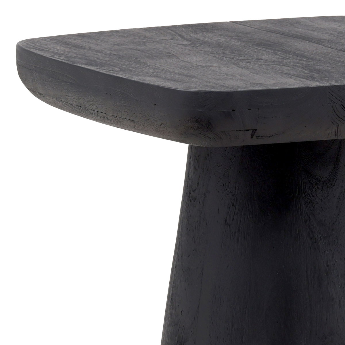 Darin Side Table Black, Side & End Table by Dovetail, 22" width x 21" height x 22" depth View 4