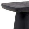 Darin Side Table Black, Side & End Table by Dovetail, 22" width x 21" height x 22" depth thumbnail 4
