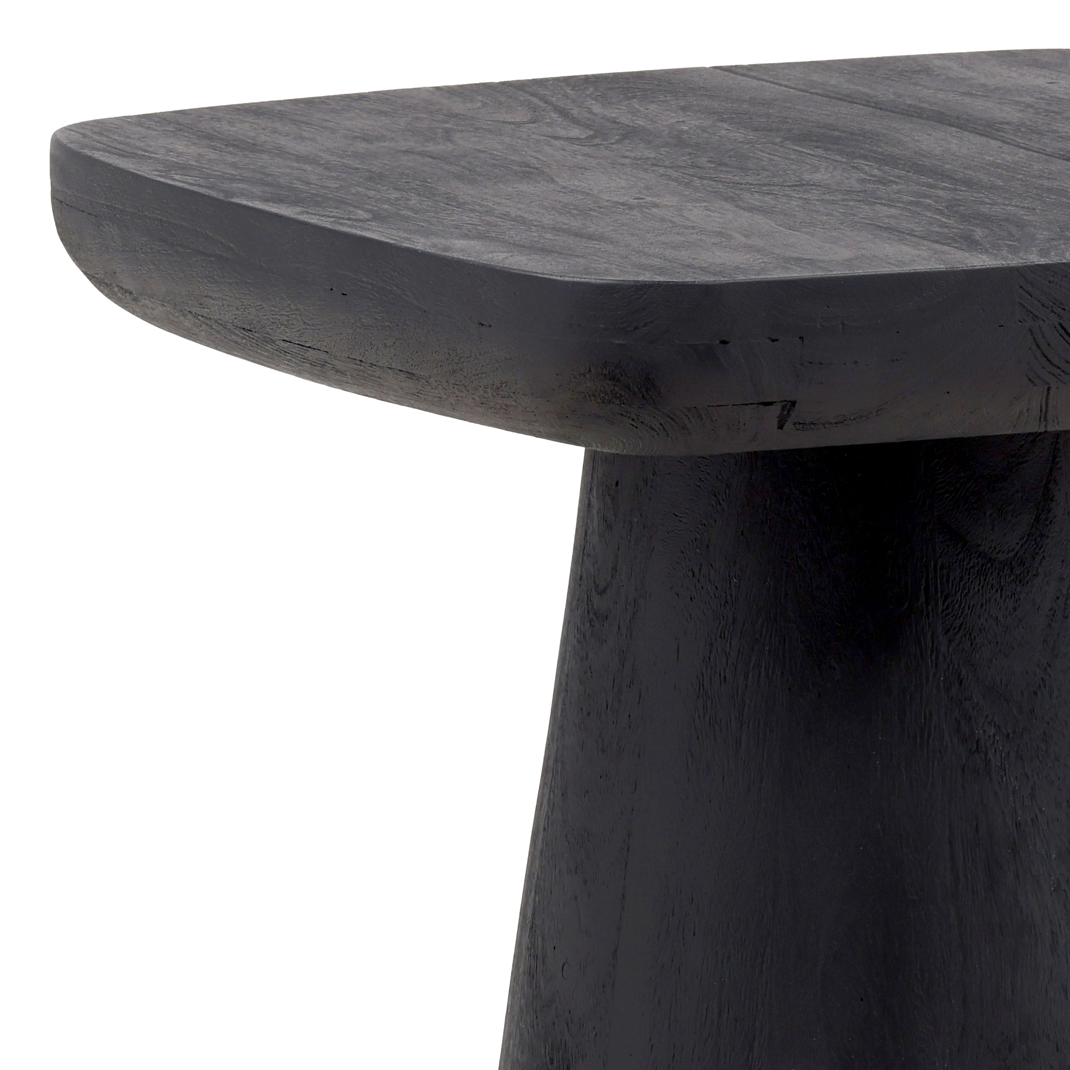 Darin Side Table Black, Side & End Table by Dovetail, 22" width x 21.2" height x 22" depth View 4