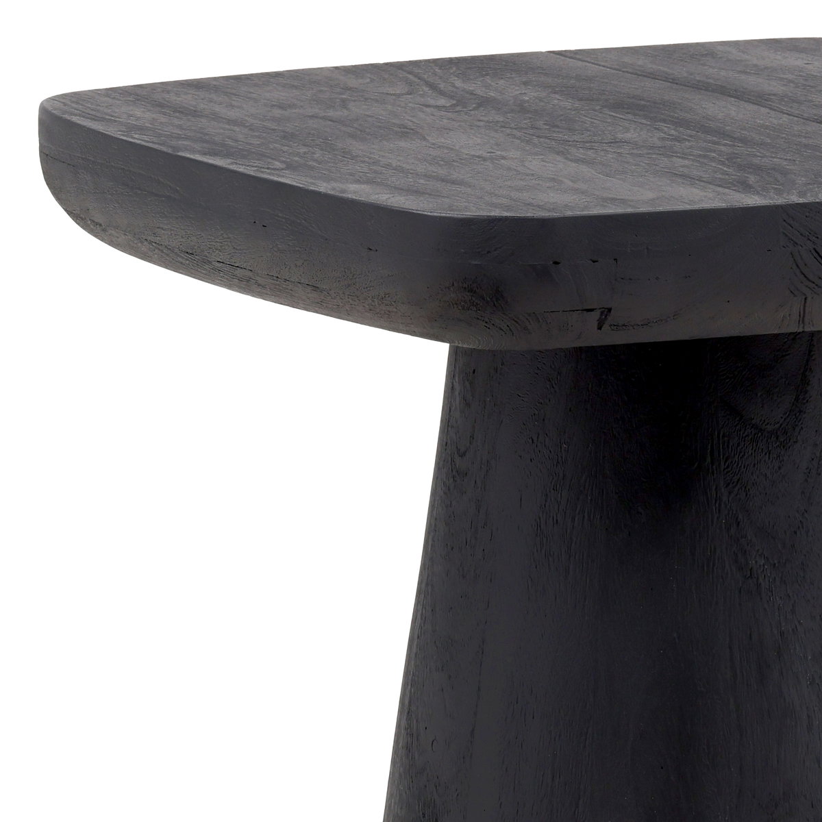 Darin Side Table Black, Side & End Table by Dovetail, 22" width x 21.2" height x 22" depth View 4