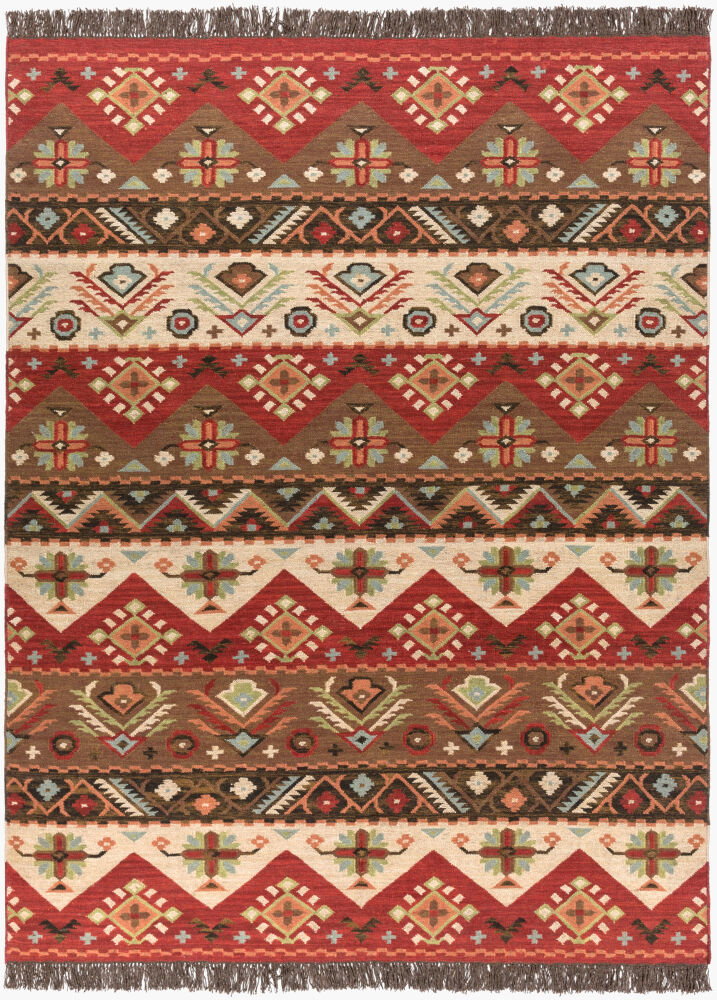 Jewel Tone Handmade Rug, by Surya, 11' length x 8' width