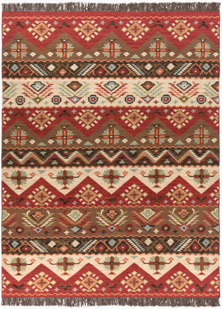 Jewel Tone Handmade Rug large image 