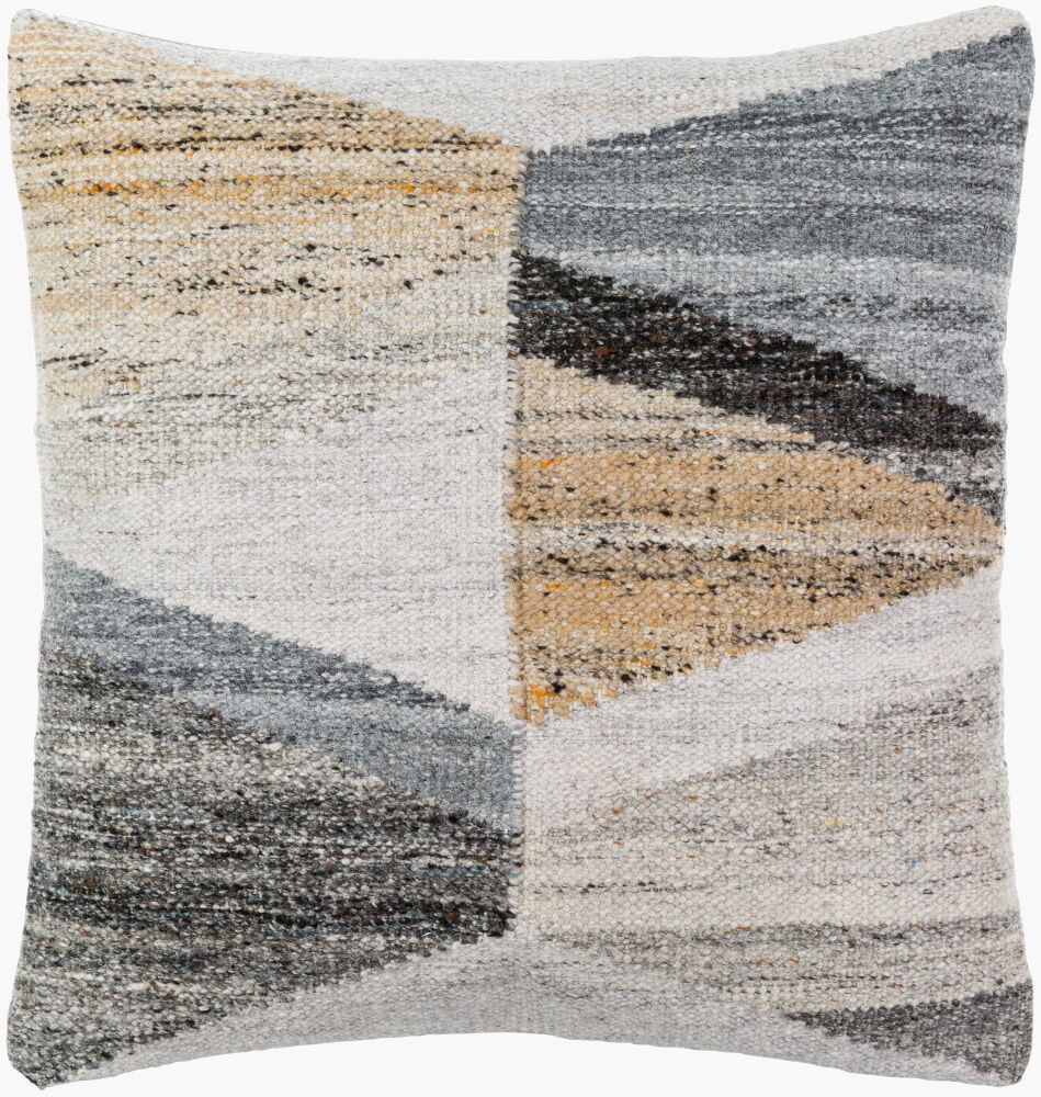 Shinola Accent Pillow, Decorative Pillow by Surya, 18" length x 18" width