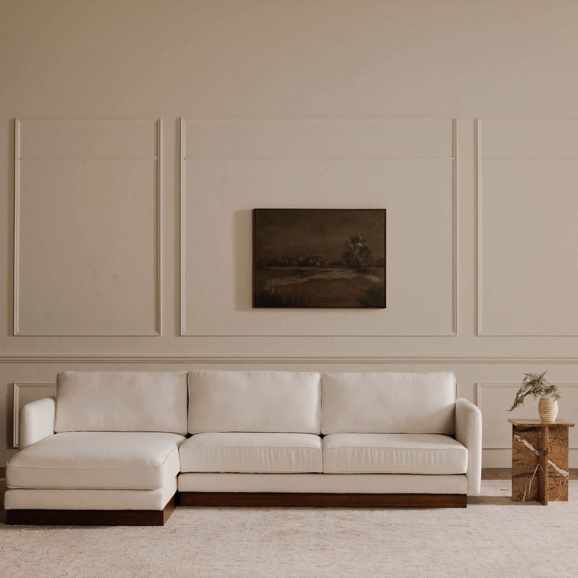 Vernon Right Sectional White large image 