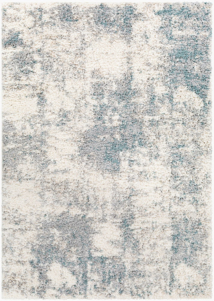 Lyra Shag Machine Woven Rug, by Surya, 1'3.75" length x 1'3.75" width