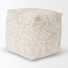 Khloe Small Cream Pouf thumbnail 5