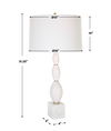 Regalia White Marble Table Lamp thumbnail 2