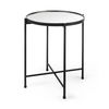 Samantha (Small) Black Mirror Top  Accent Table thumbnail 0