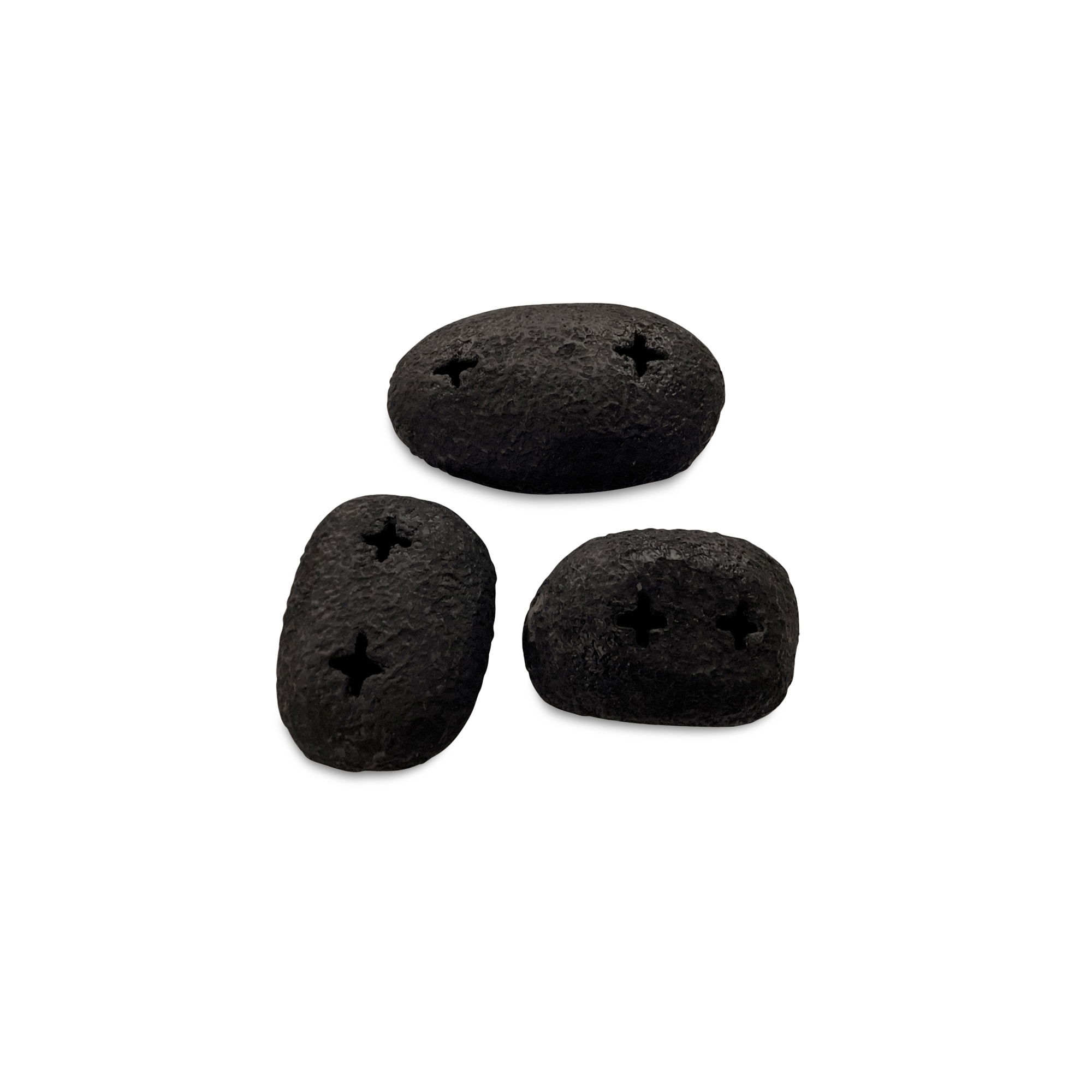 Breton Cast Aluminum Wall Sculpture Black-set Of 3, Sculptural Wall Art by Moe's Home, 9" width x 3.5" height x 6" depth View 3