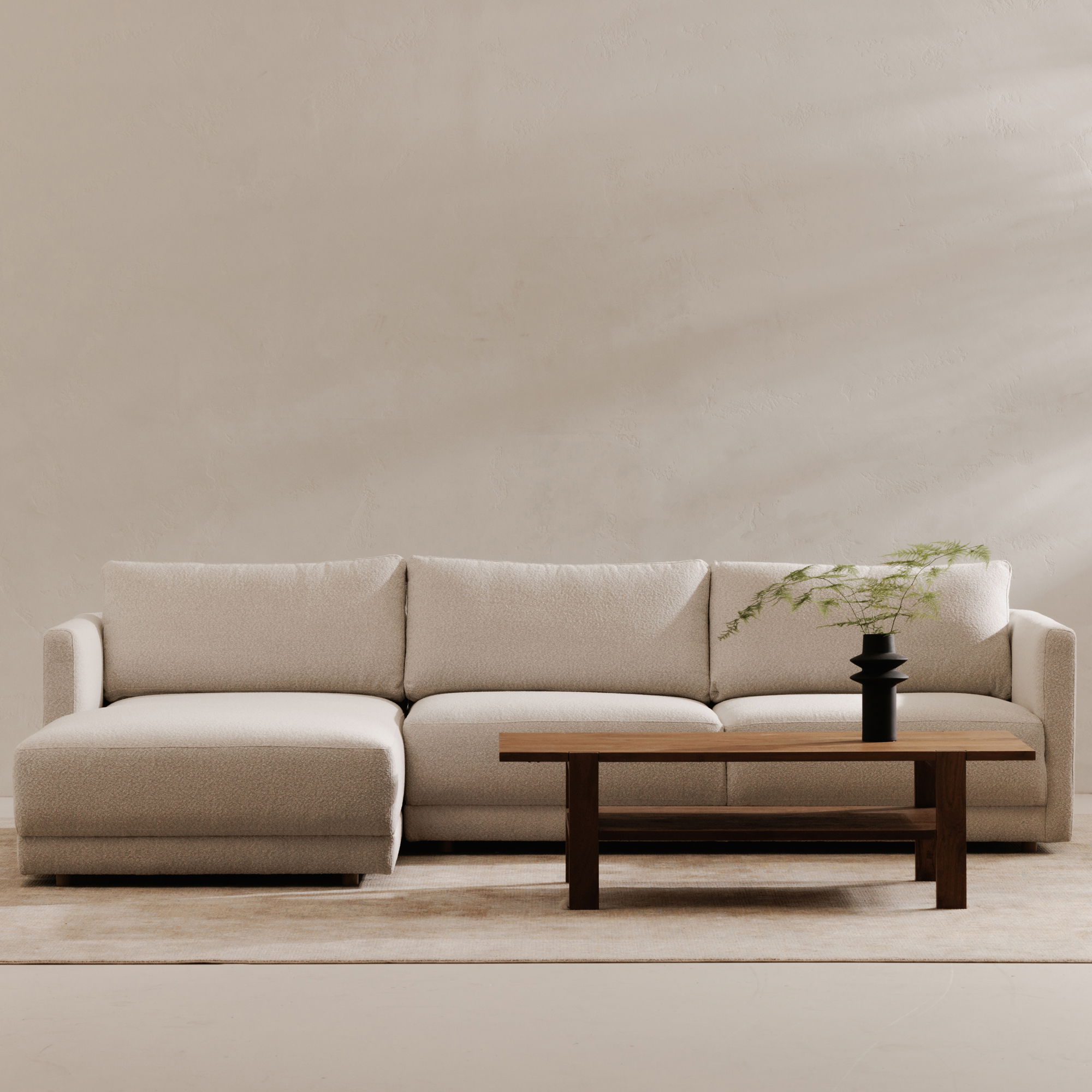 Workshop Coffee Table Vintage Brown, by Moe's Home, 54" width x 16" height x 26" depth View 8