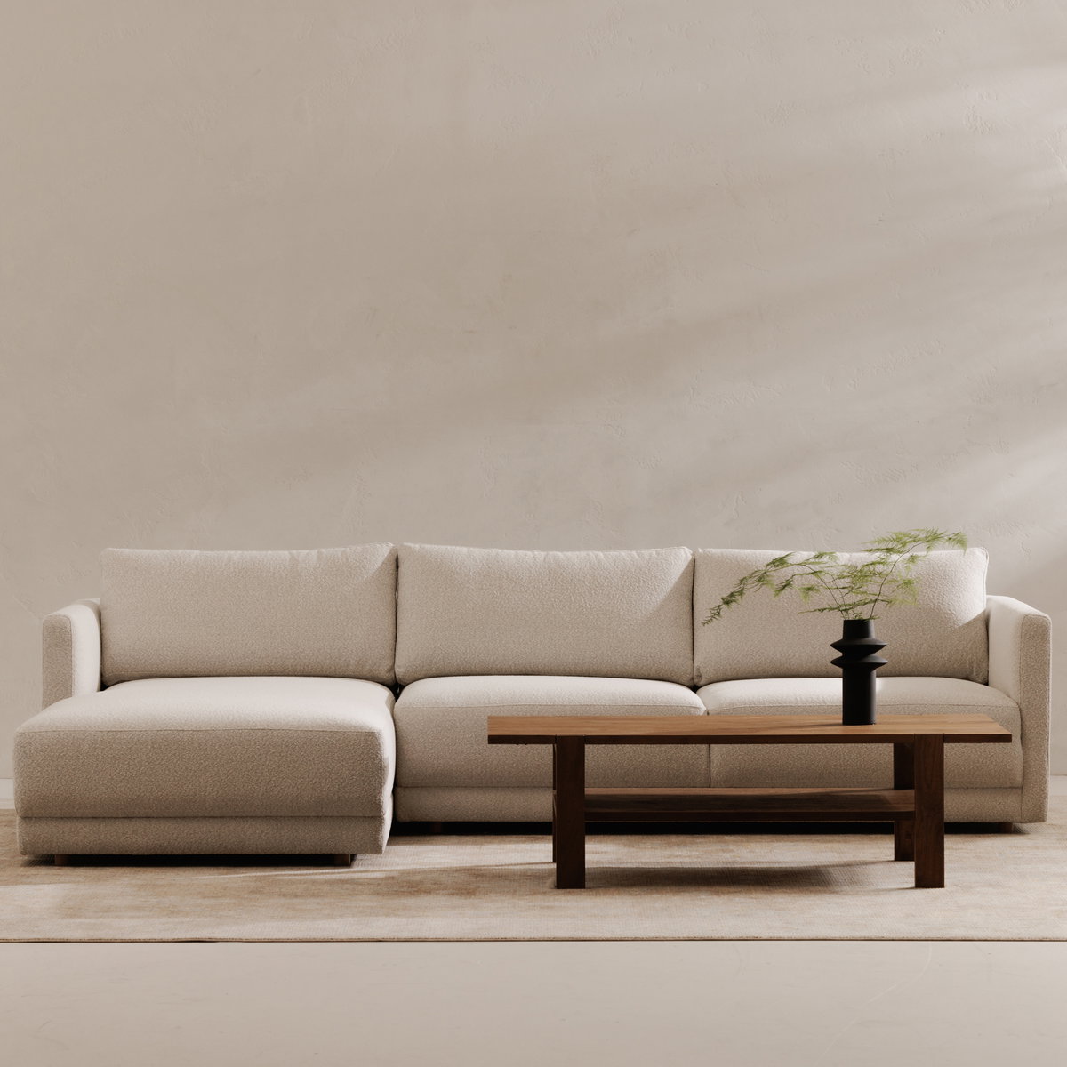 Workshop Coffee Table Vintage Brown, by Moe's Home, 54" width x 16" height x 26" depth View 8