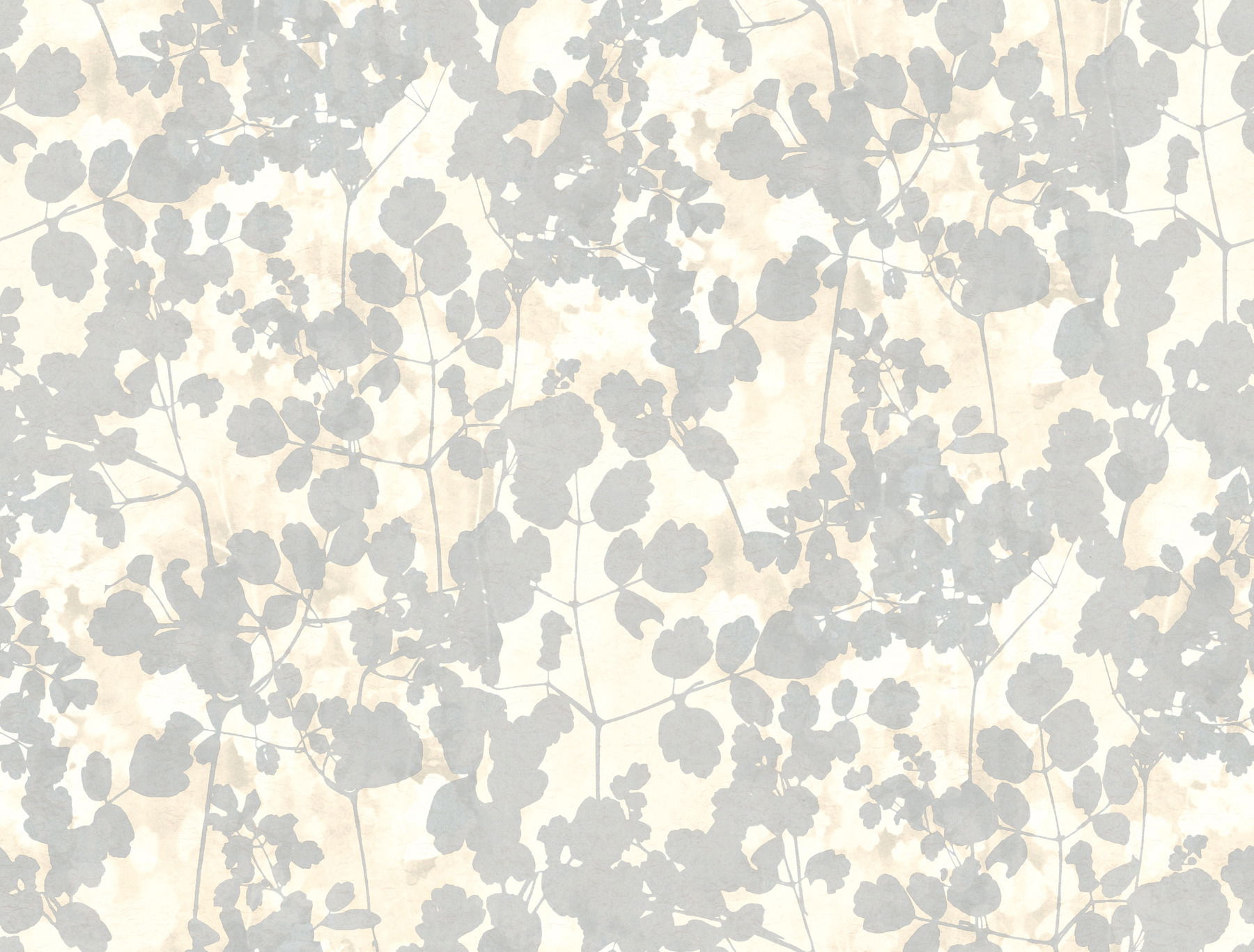 Pressed Leaves Cream Wallpaper large image 