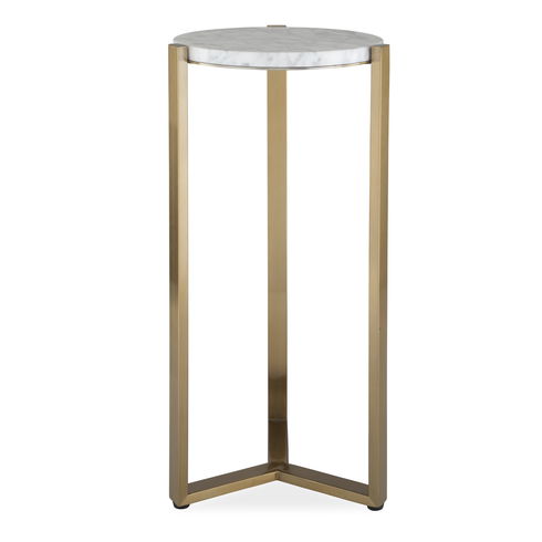 Pietra Carrara Marble Drink Table