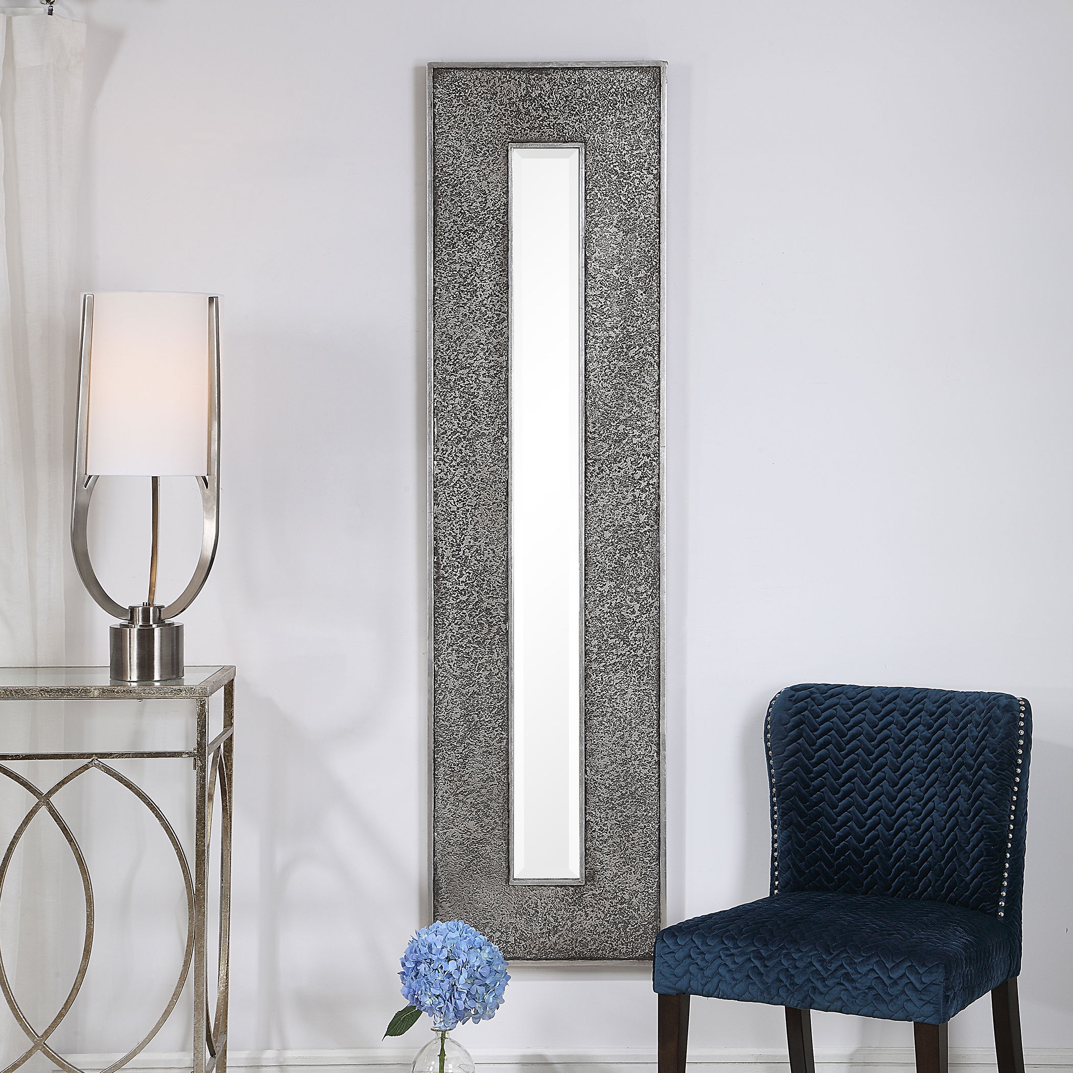 Bannon Tall Metallic Mirror large image 