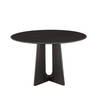 Luna 48â€ Round Table, Caviar, Dining Table by Greenington, 48" length x 48" width x 29.92" height thumbnail 7