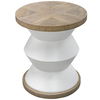 Spool Geometric Side Table, Furniture by Uttermost, 20" width x 23" height x 20" depth thumbnail 1