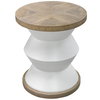 Spool Geometric Side Table, Side & End Table by Uttermost, 20" width x 23" height x 20" depth thumbnail 1