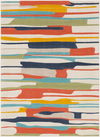 City Machine Woven Rug, by Surya, 7'2.61" length x 5'2.99" width thumbnail
