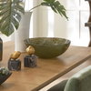 Veridian Shimmer Earthy Glass Bowl, Decorative Tray by Uttermost, 16" width x 6" height x 16" depth thumbnail 4