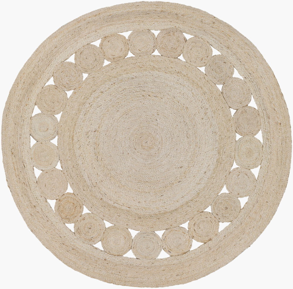 Sundaze Handmade Rug, by Surya, 3' length x 3' width
