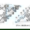 White & Navy Dante Ribbon Wallpaper thumbnail 5
