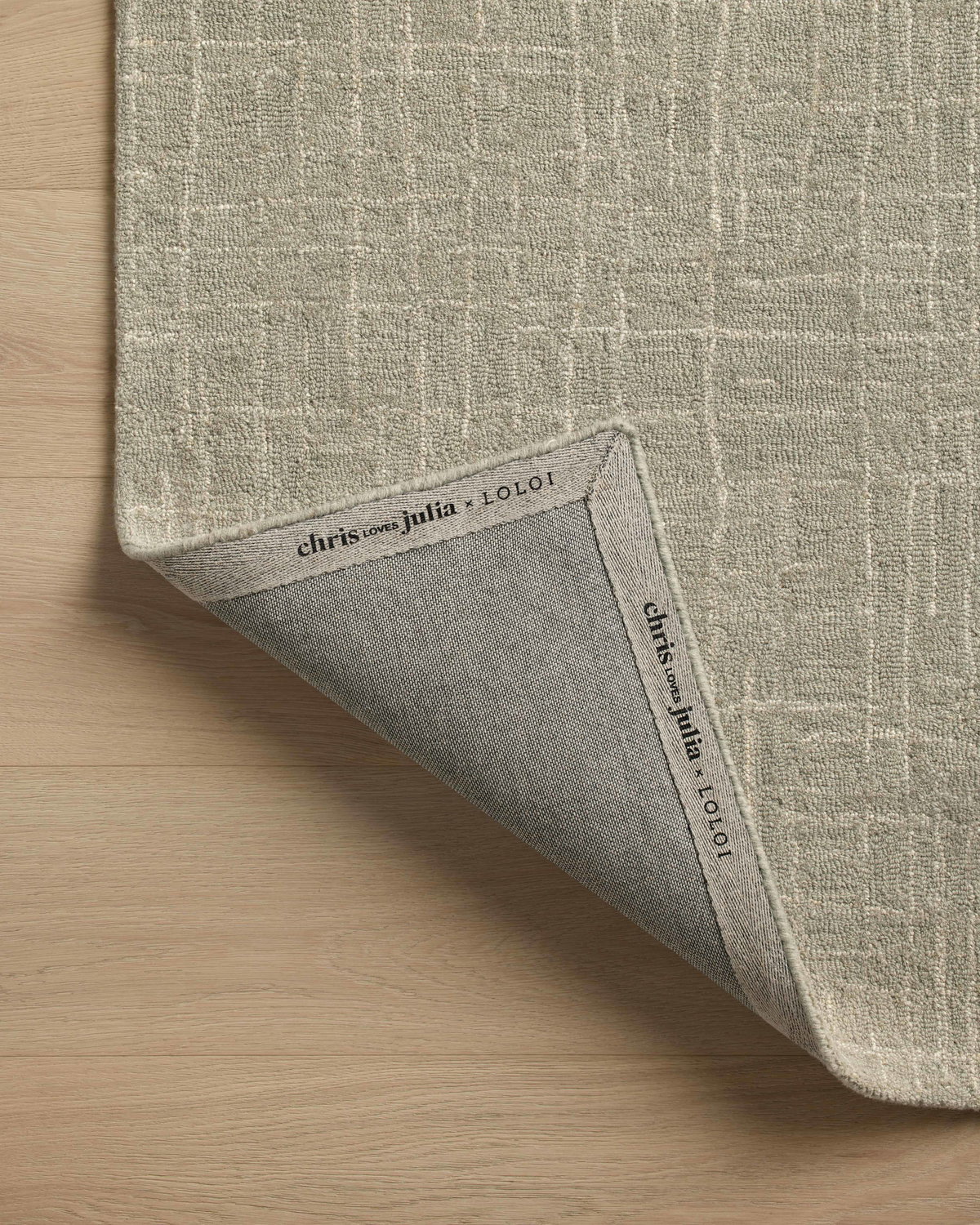 Chris Loves Julia x Loloi Polly Rug, 1'6" length x 1'6" width View 6