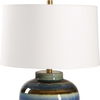 Judarn Blue Brown Table Lamp, by Uttermost, 17" width x 25.5" height x 17" depth thumbnail 6