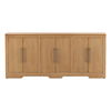 Delacruz Sideboard 80.3' Natural, Sideboards & Buffet by Dovetail, 80.25" width x 36.02" height x 19" depth thumbnail 2