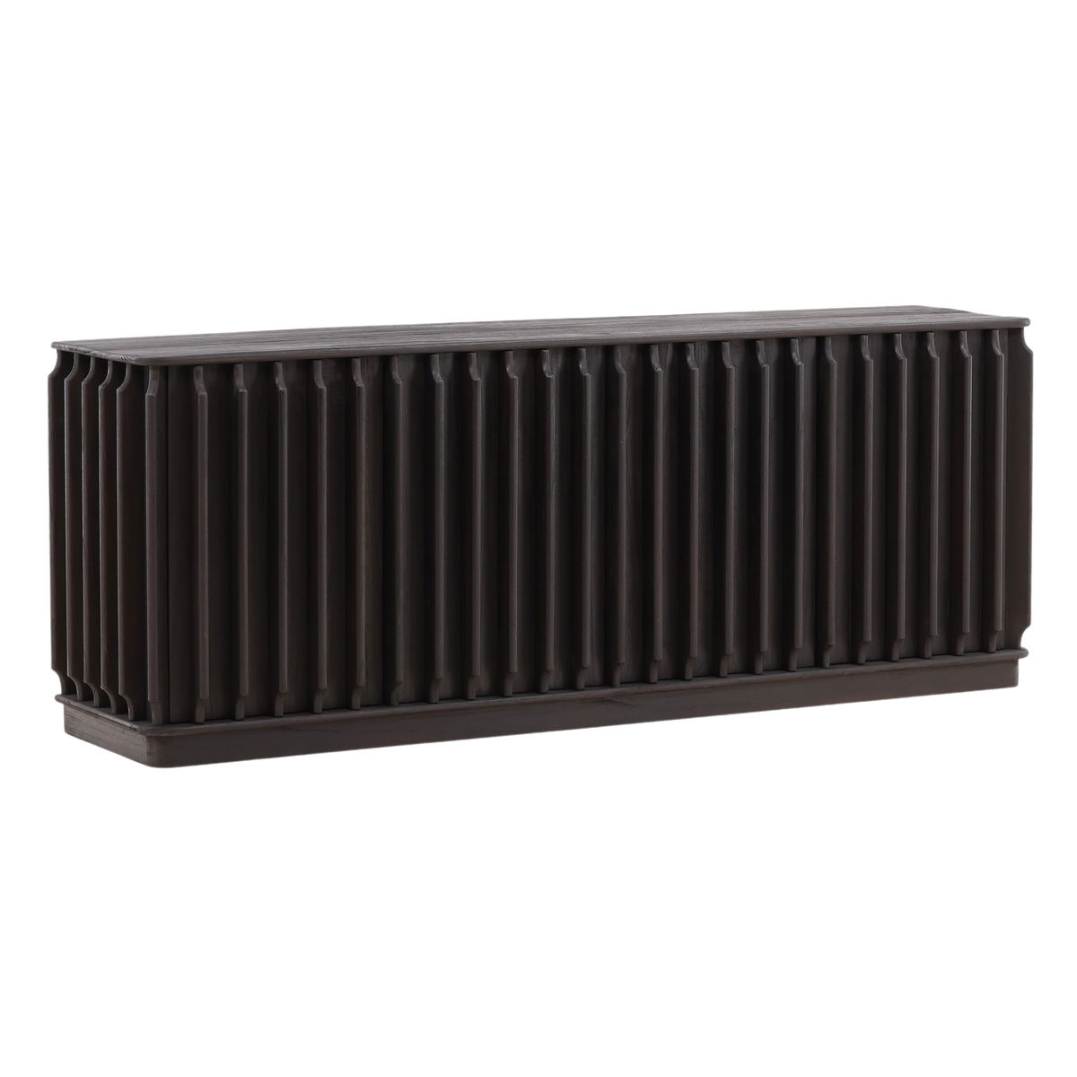 Urias Sideboard Dark Brown, Sideboards & Buffet by Dovetail, 78.74" width x 30.07" height x 17.71" depth View 1