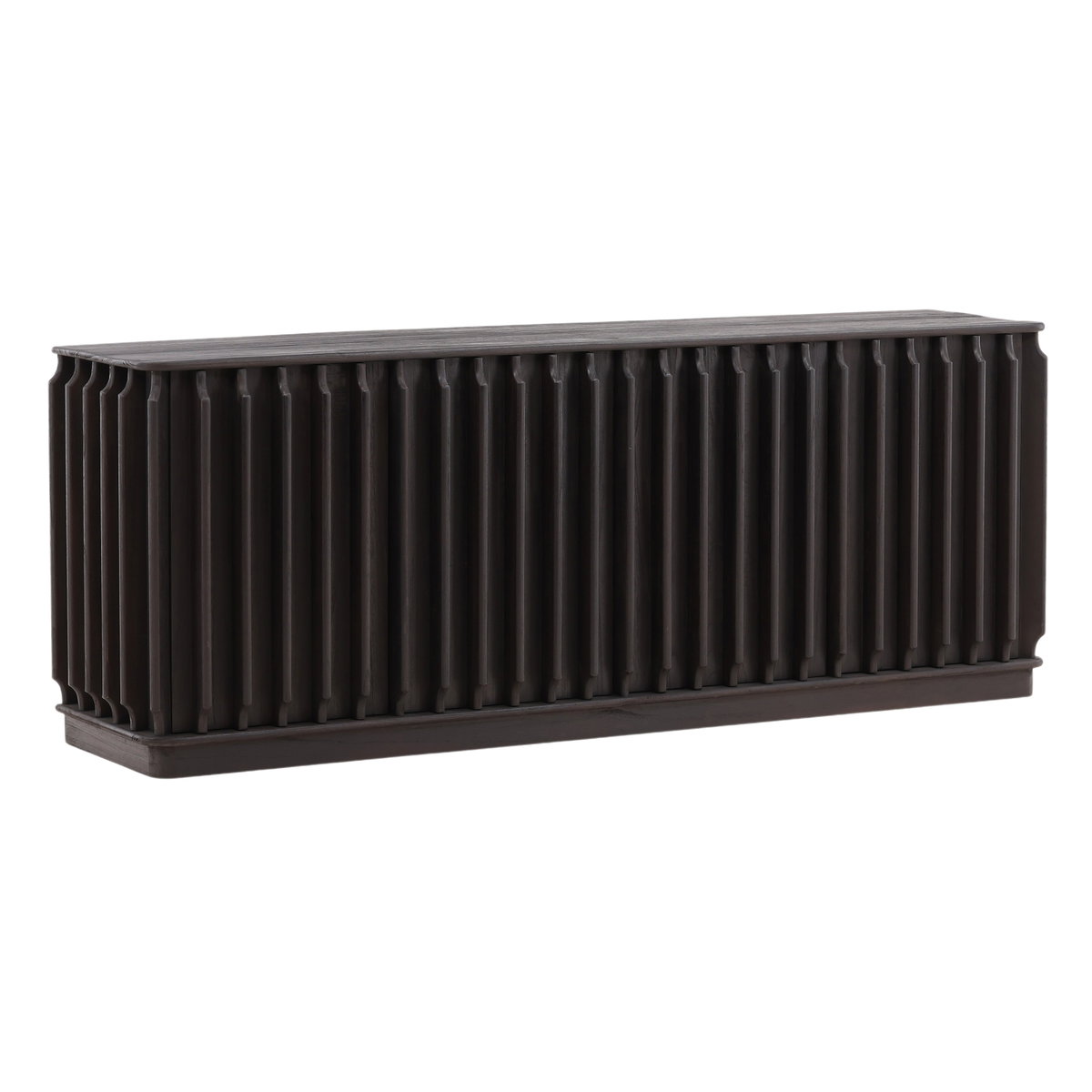Urias Sideboard Dark Brown, Sideboards & Buffet by Dovetail, 78.74" width x 30.07" height x 17.71" depth View 1