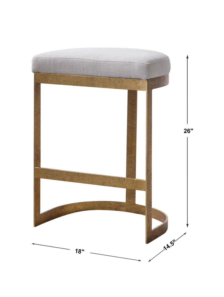 Ivanna Modern Counter Stool large image 