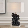 Basalt Black Stone Table Lamp thumbnail 1