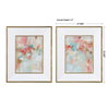 A Touch Of Blush And Rosewood Fences Art Set/2, by Uttermost, 27.62" width x 33.62" height x 1.5" depth thumbnail 3