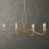 Corella 8 Light Chandelier, Pendant by Uttermost, 23" height x 40" diameter thumbnail 2