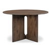 Stanley Dining Table Dark Brown, by Moe's Home, 48" width x 30" height x 48" depth thumbnail 3