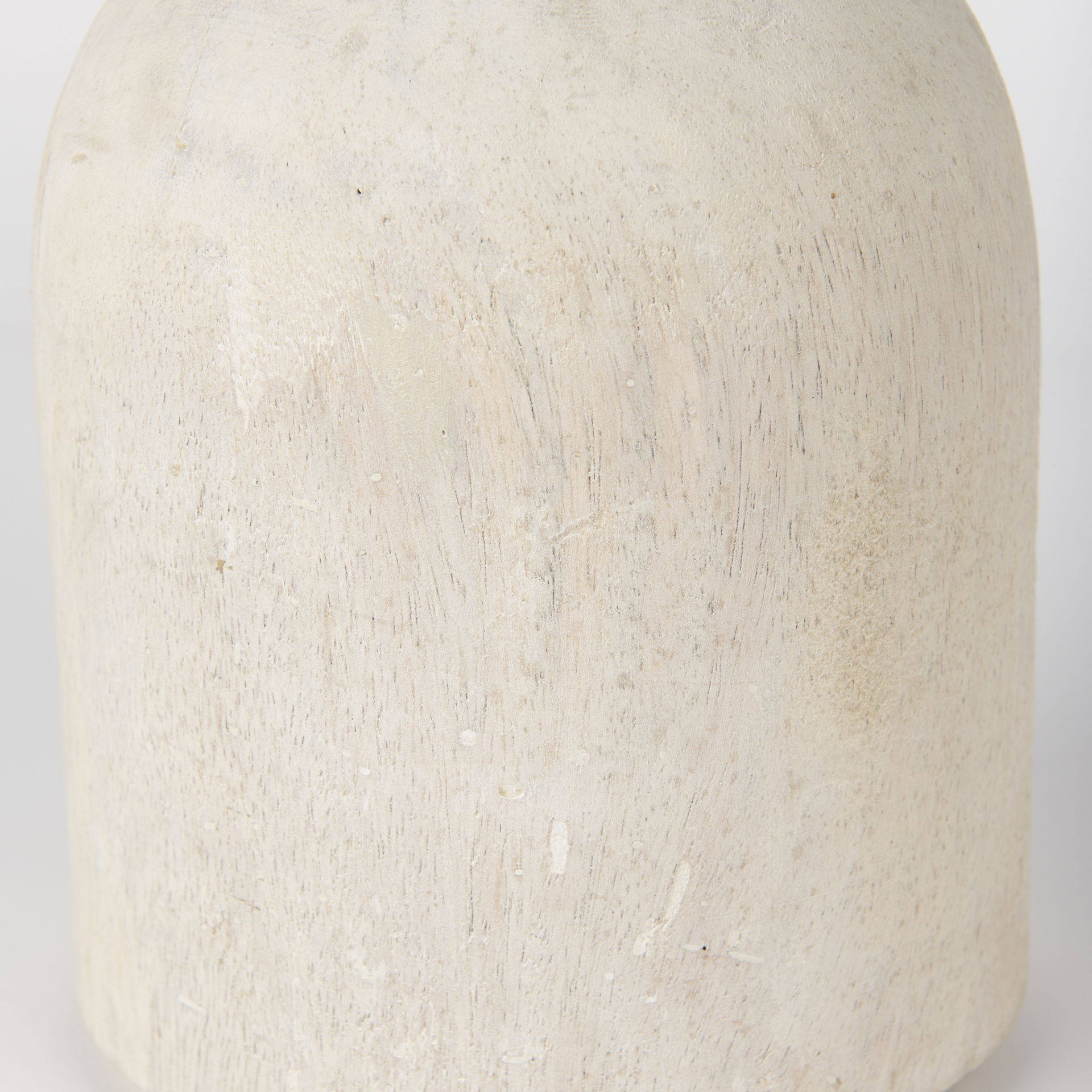 Knox Short White-Wash Wood Decorative Object large image 