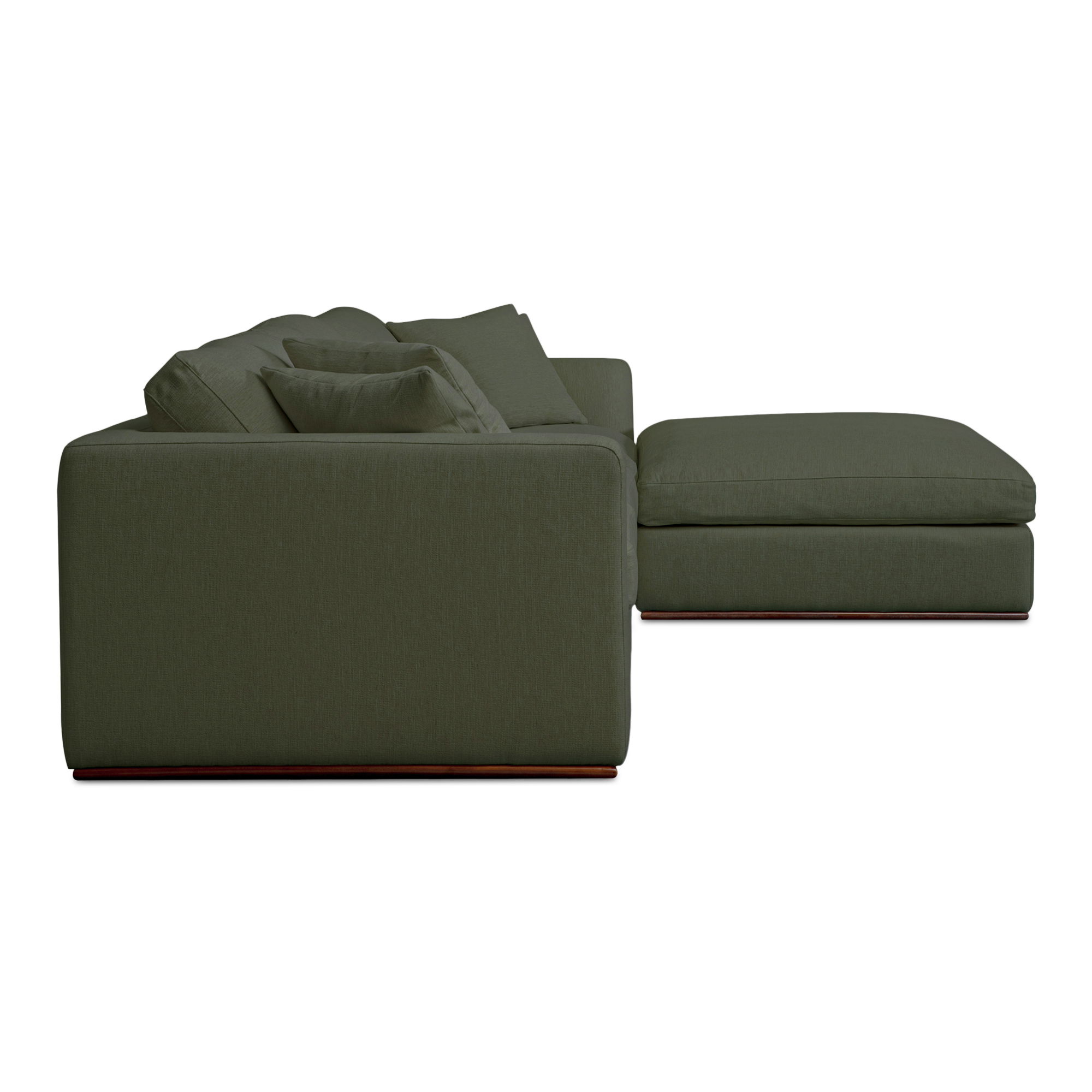 Rue Lounge Modular Sectional Deep Green large image 