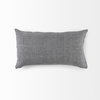 Ramone 14x26 White and Black Fabric Pillow Cover, Decorative Pillow by Mercana, 14" length x 26" width x 0.2" height thumbnail 5