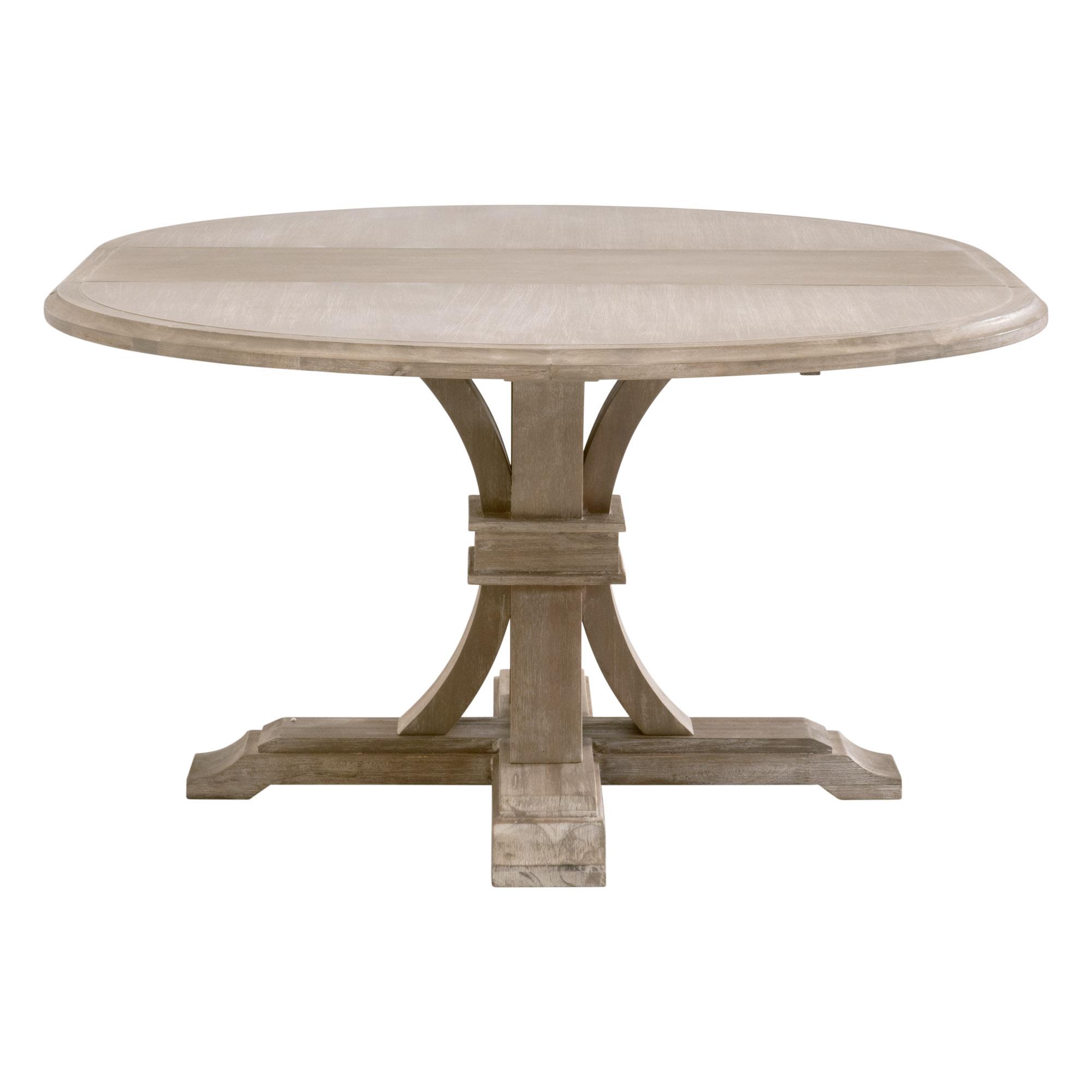 Devon 54' Round Extension Dining Table, by Essentials for Living, 54" width x 30" height x 54" depth View 5