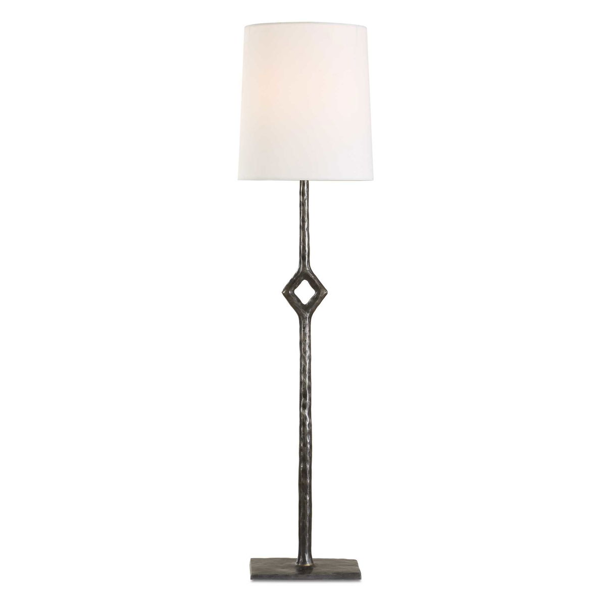 Puncture Cordless Iron Buffet Lamp, Table Lamp by Uttermost, 9" width x 36.25" height x 9" depth View 1
