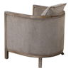 Viaggio Gray Chenille Accent Chair thumbnail 5