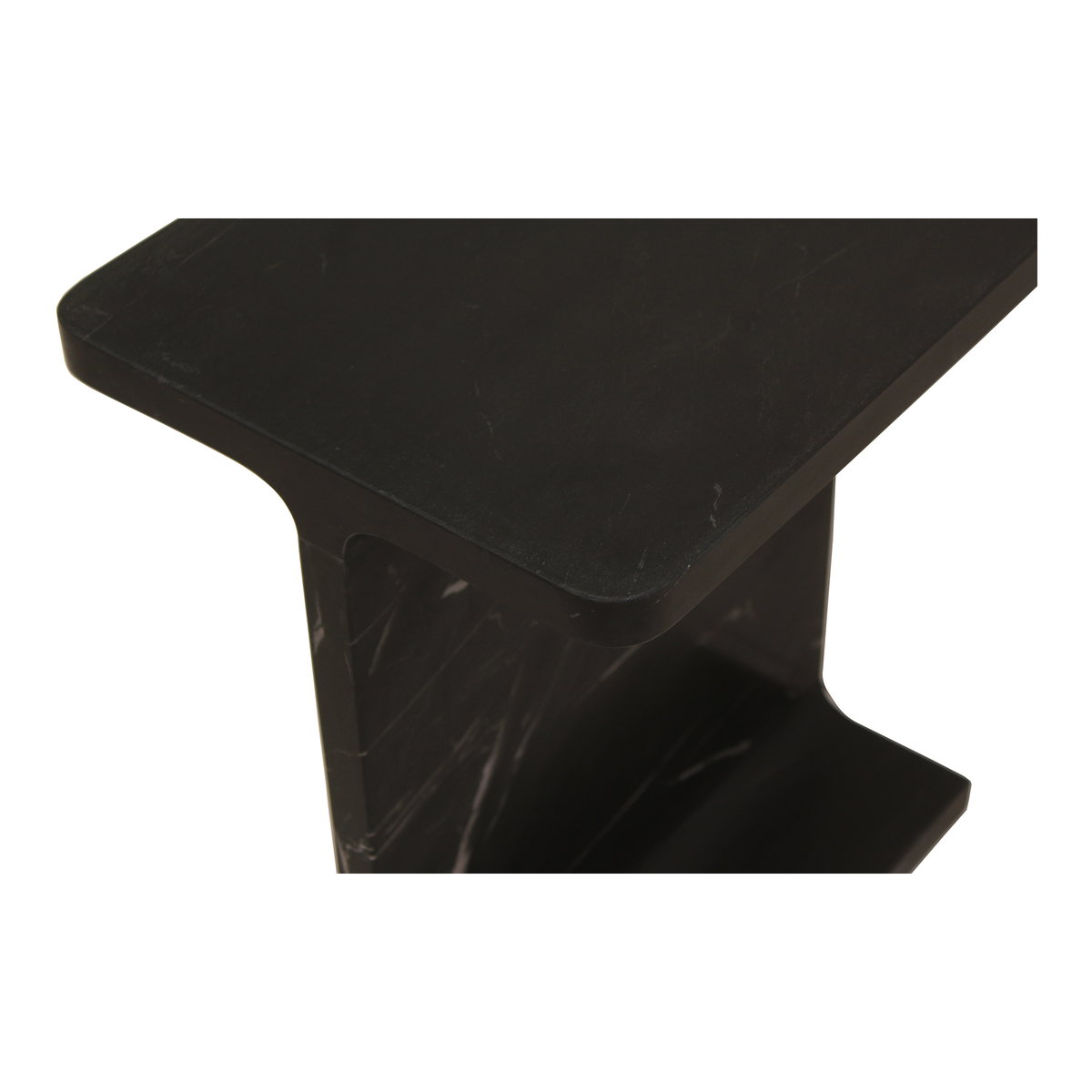 Tullia Accent Table Black, Side & End Table by Moe's Home, 15" width x 18" height x 12" depth View 5